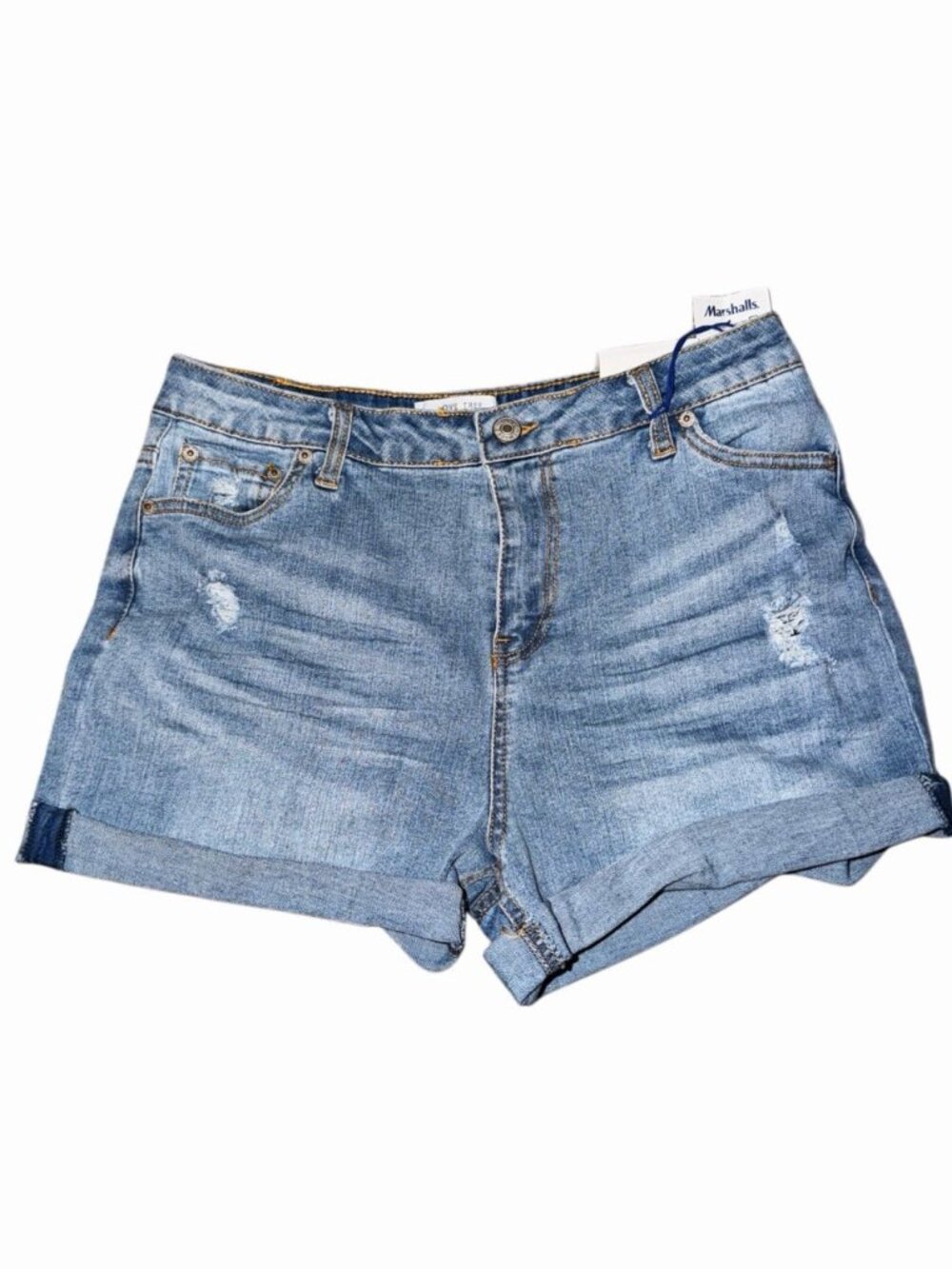 NWT Lightwash Love Tree Denim Women Highwaisted Jean Shorts Nwt